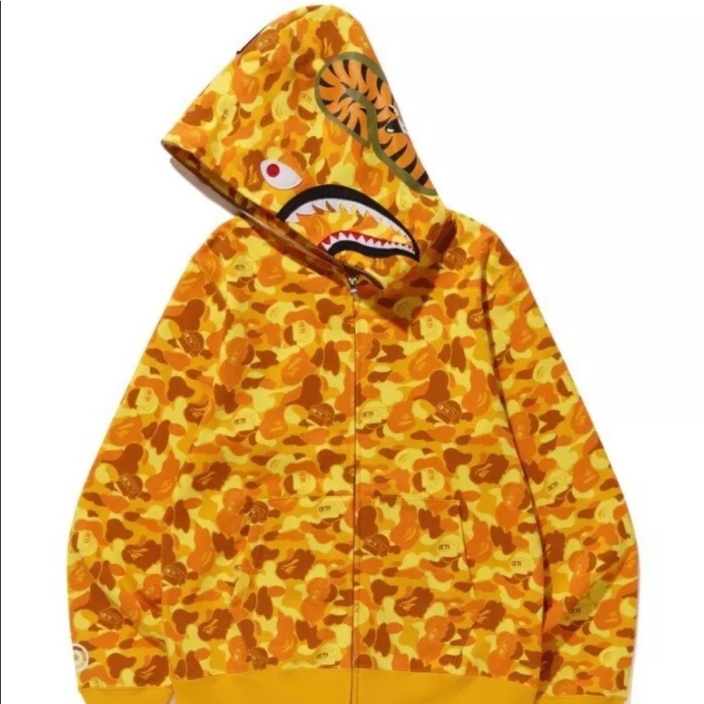 BAPE x PUBG Yellow/Orange Camo Jacket